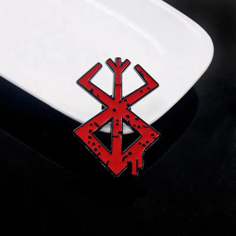 Berserk Behelit Round Pendant Necklace - Unisex Acrylic-Zinc Alloy Egg Symbol Jewelry with Nylon Link Chain, Casual Fresh Fashion Accessory for Anime Fans, Fresh Sweet, Griffith Egg Of King, Chain & Link, Round Shape, N01036, Fresh Sweet Look