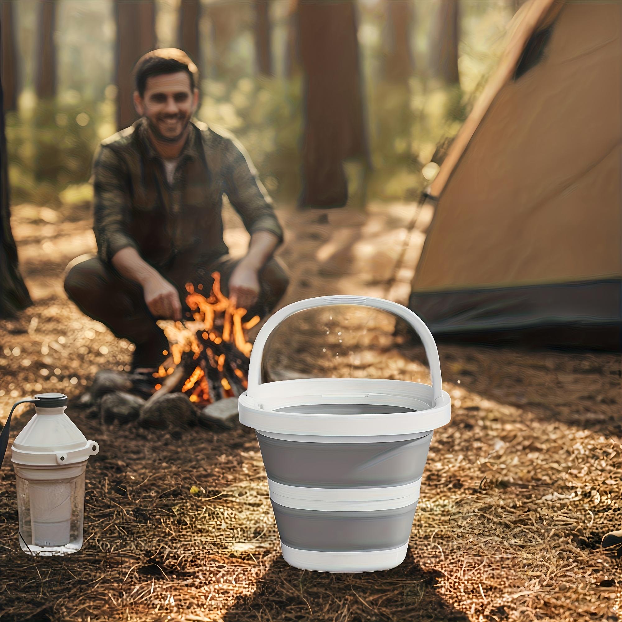 1.32/2.64gal Water Bucket |   Multifunctional |   Foldable Bucket, Durable And Space-saving |   Open Storage Box, Foldable, Portable And Easy to Store, Suitable for Cleaning, Washing, Watering Plants, Washing Cars, Fishi