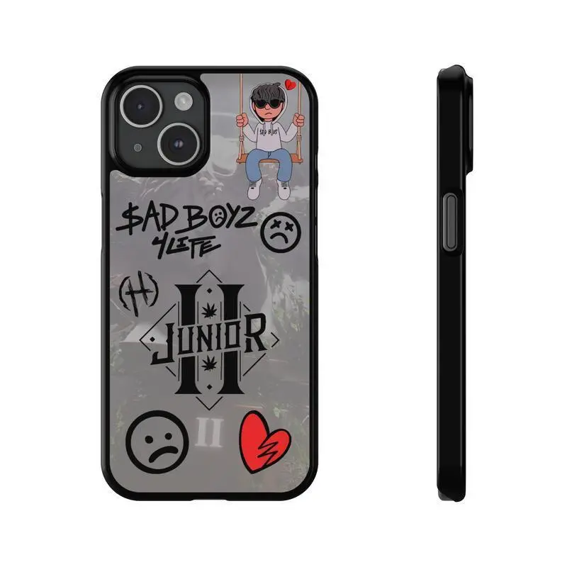 Junio H Sad Boys 4 Life Shockproof Protection Case - Lightweight Tough Multi-Model Cover for iPhone 17, 16 Plus, 16, 15, 14, 13, 12, 11, X, Xs, Xr, Promax - Music Fan Gift Accessory