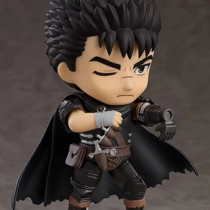 Black Swordsman Action & Toy Figure - 1 Pack, 10cm/3.93in, Collectible Sword Action Figure, Ideal Holiday Gift for Boyfriend, Christmas Valentine's Day Halloween Gift, Action & Toy Figures