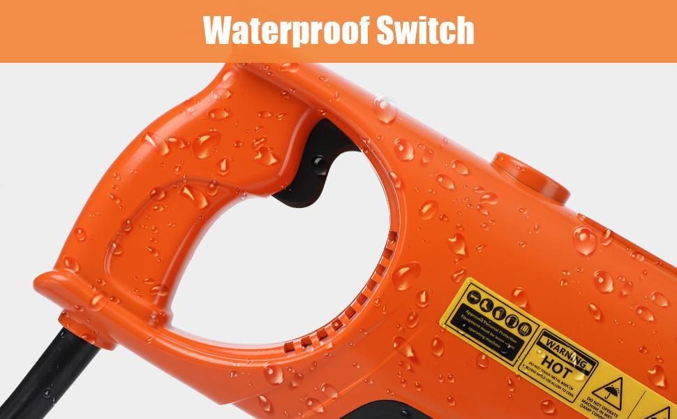 Electric Hydraulic Hole Punch for Metal Φ1/4"-4/5", 1200W 110V Hole Puncher Machine Constuction Tools, Hole Punching with Carbon Brush 5 Dies for Steel Iron Aluminum Plate, Copper