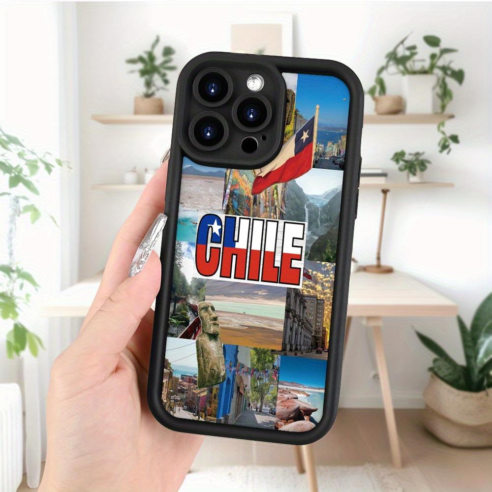 Chilean Flag - Cultural Landscape Collage Pattern - UV Printed Case Suitable for iPhone 17 E Air Pro ProMax iPhone16 15 14 Plus 13 12 Mini 11 X XS XR, Offers Shock Protection,Trendy Style,Making It The Ideal Choice for Phone Cases to Decorate Your Phone.