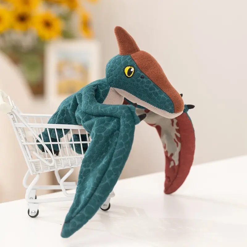 Realistic Pterosaur Plush Toy, Relief Style Dinosaur Stuffed Animal, Prehistoric Flying Dinosaur Doll for Kids, Unisex Plushie, Collectible Soft Animal, Stuffed Animal Collectibles, Soft Cuddly Gift