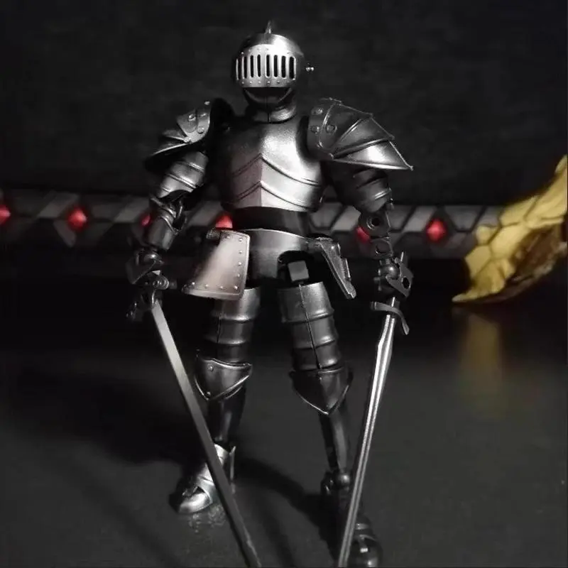 2026 Hot Medieval Knight Lucky 13 Doll Figure - Movable Joint Puppet, 3D Assembled Building Block Boy Toy Gift, None
