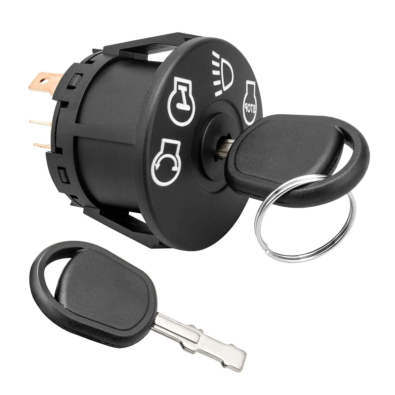 Lawn Mowers Ignition Switch Replaces 532175566 925-1741 175566 175442 GY20074 94762 163968 Ignition Switch with Keys 7 Terminals for Husqvarna John Deere Cub Cadet Craftsman MowerGift