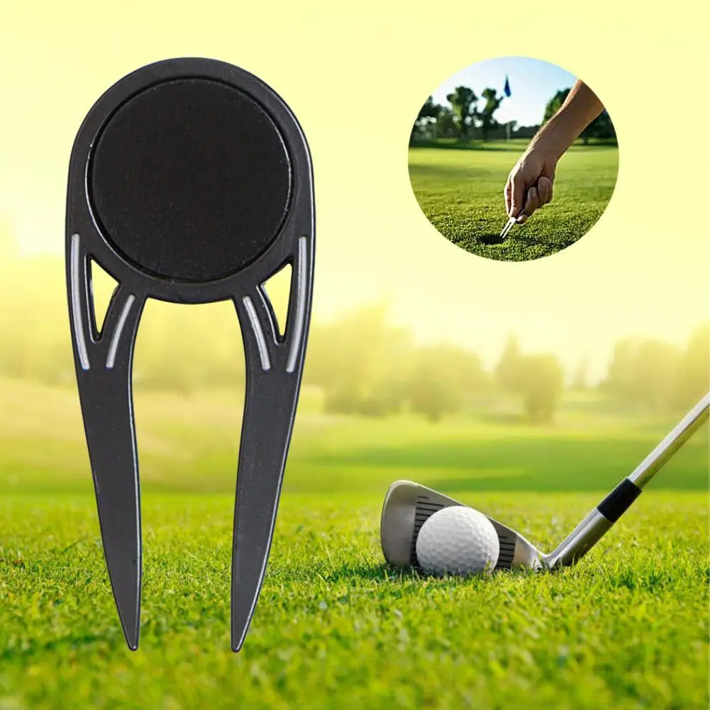 Multi-Functional Golf Green Fork Tool with Bottle Opener – Durable Stainless Steel Pitchfork for Turf Repair, Divot Fixing, and Course Maintenance – Compact, Lightweight, and Ergonomic Design for Professional and Recreational Players