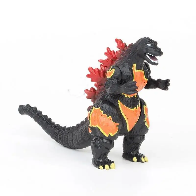 10pcs/set Anime Godzilla King Ghidorah Mothra Rodan Burning Gojira PVC Model Doll Collection Decor Statue Gifts Kids Hobby Toy