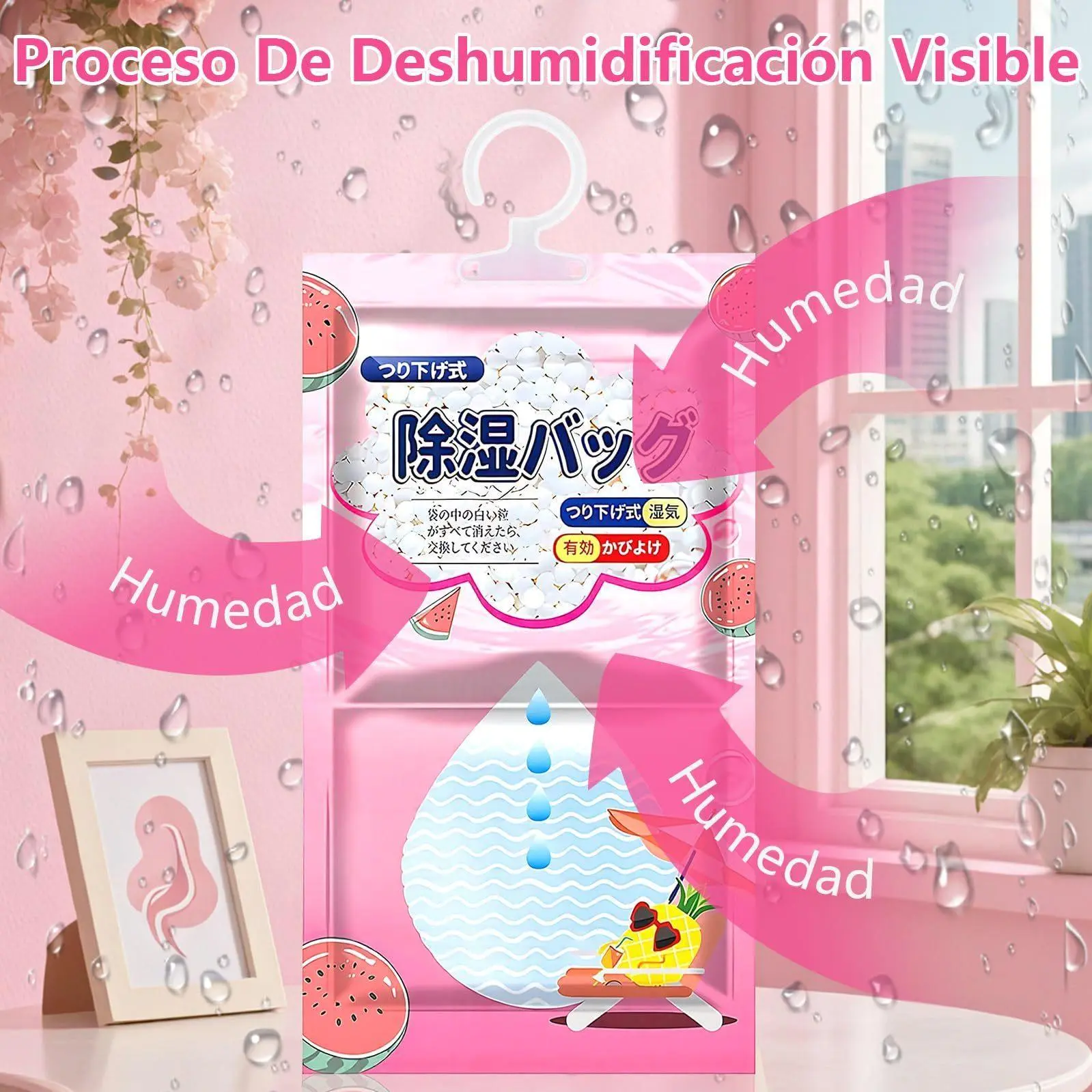 20pcs Humedad Absorbedor, Bolsa Desecante Higroscópica Para Colgar, Bolsa Antihumedad para Habitacion, Adecuado para Dormitorio, Armario, Aseo, Sótano, Trastero.
