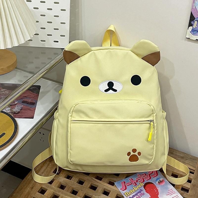 Rilakkuma Backpack Women Anime Relax Bear Student School Bags Girls Boys Outdoor Sport Travel Fashion Rucksack Gift Hot Sales