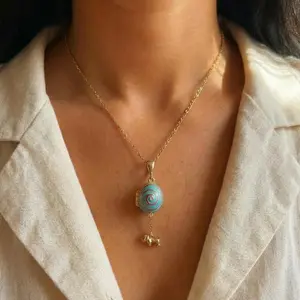 Ultimate MULTI-WAY Jewelry! COQUETTE CORE Openable Locket Pendant with VIBRANT ENAMEL, VERSATILE as a MAXIMALIST CHARM KEYCHAIN, TARNISH FREE Summer Necklace.