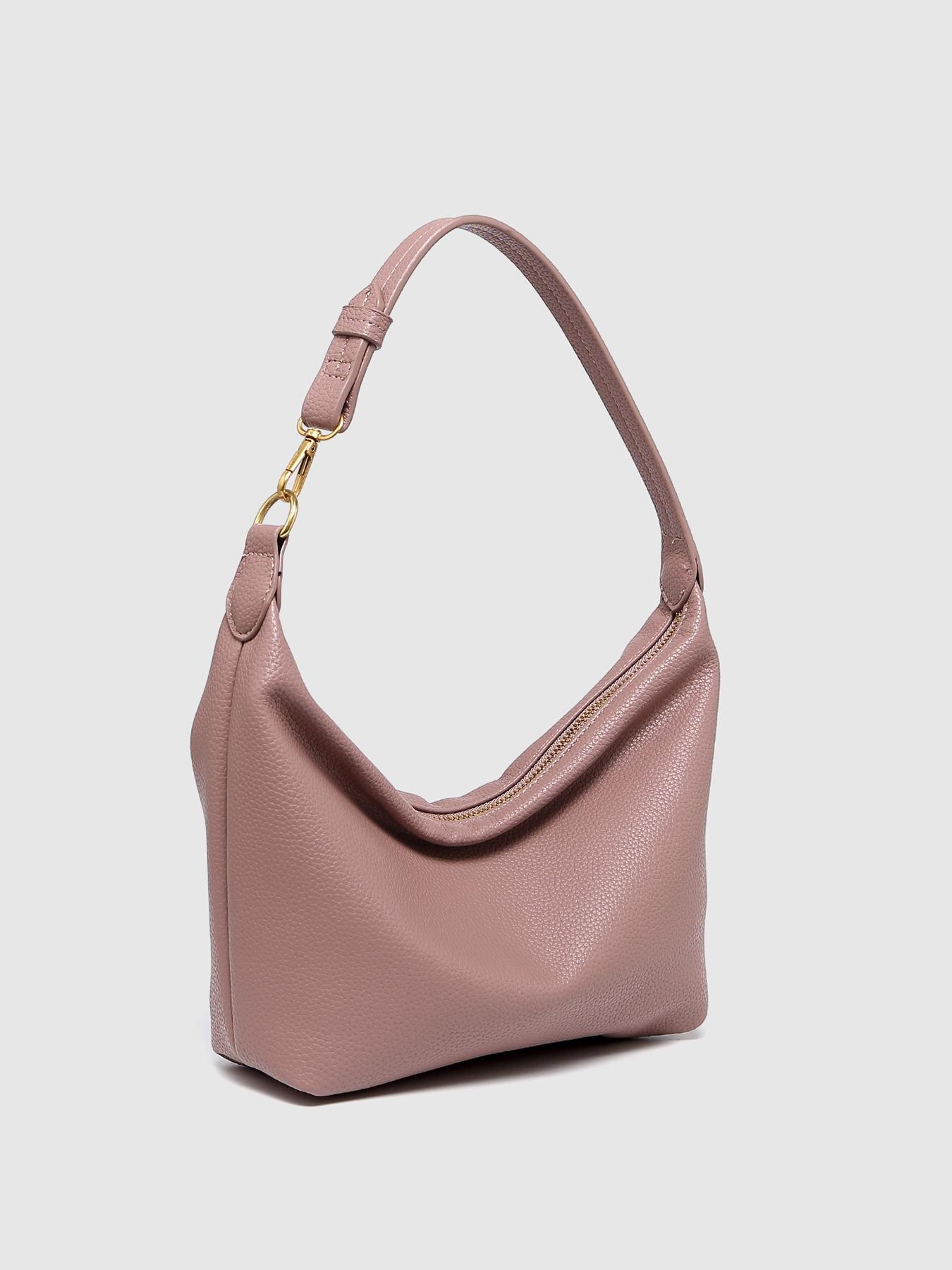 Women's Solid Color Shoulder Bag, Fashionable Large Capacity Crossbody Bag for Daily Used, Casual Trendy Versatile High-quality Daily Commuting Bag, Elegant Commuter Bag