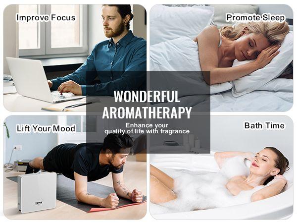 VEVOR Scent Air Machine for Home, 480ML with Cold Air Technology, Waterless Smart Essential Oil Diffuser, Cover Up to 2500 Sq.Ft for Large Room, Hotel, Spa, Business Office VEVOR Scent Air Machine for Home, 480ML with Cold Air Technology, Waterless Smart Essential Oil Diffuser, Cover Up to 2500 Sq.Ft for Large Room, Hotel, Spa, Business Office