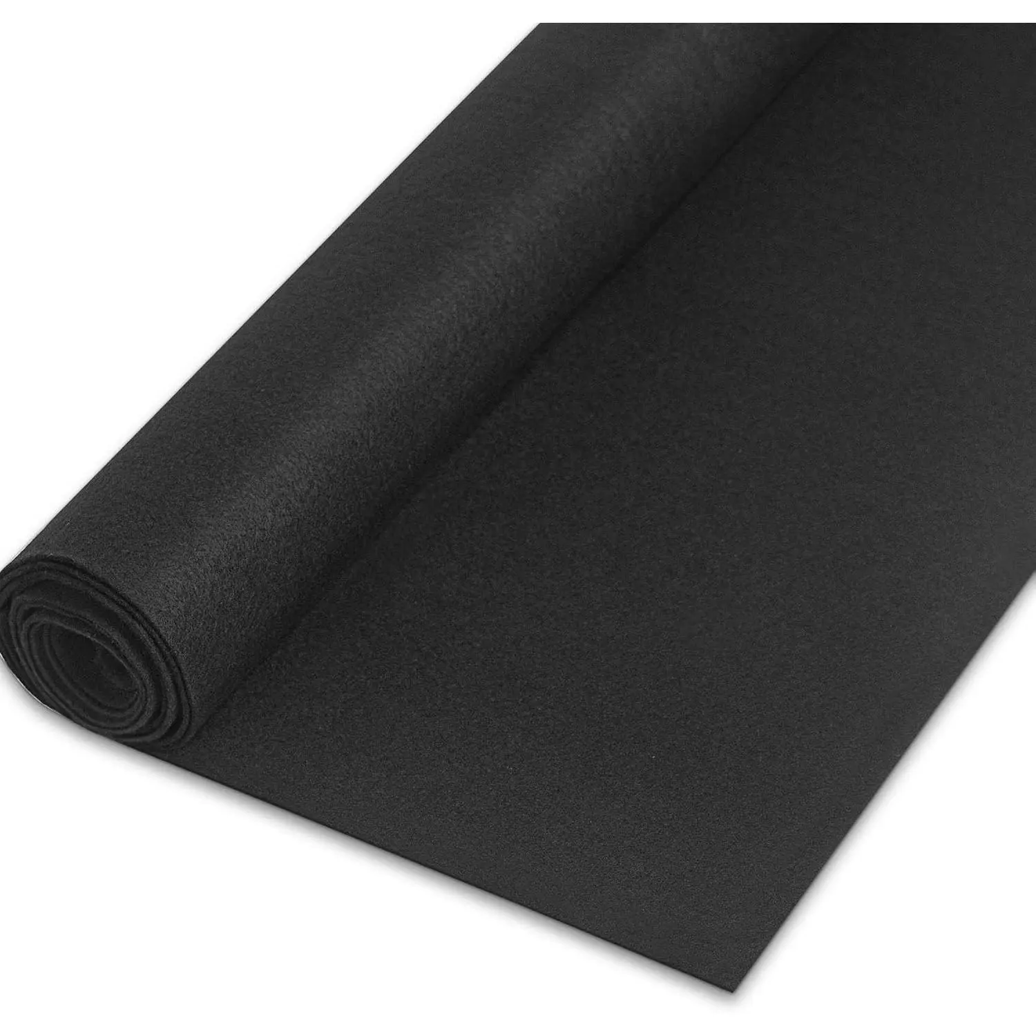 1.8 mm Thick Soft Durable Felt Fabric by The Yard - 36" x 72" Black Felt Sheets for Arts and Crafts, DIY Sewing, Crafting ProjectsGift