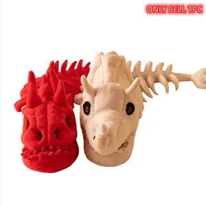 The new, highly popular Tyrannosaurus Rex dinosaur skeleton headgear, soft and durable toy, dinosaur-themed costume prop, game accessory to enhance parent-child relationships, perfect for Halloween gifts, Children’s Day gifts, and birthday presents.