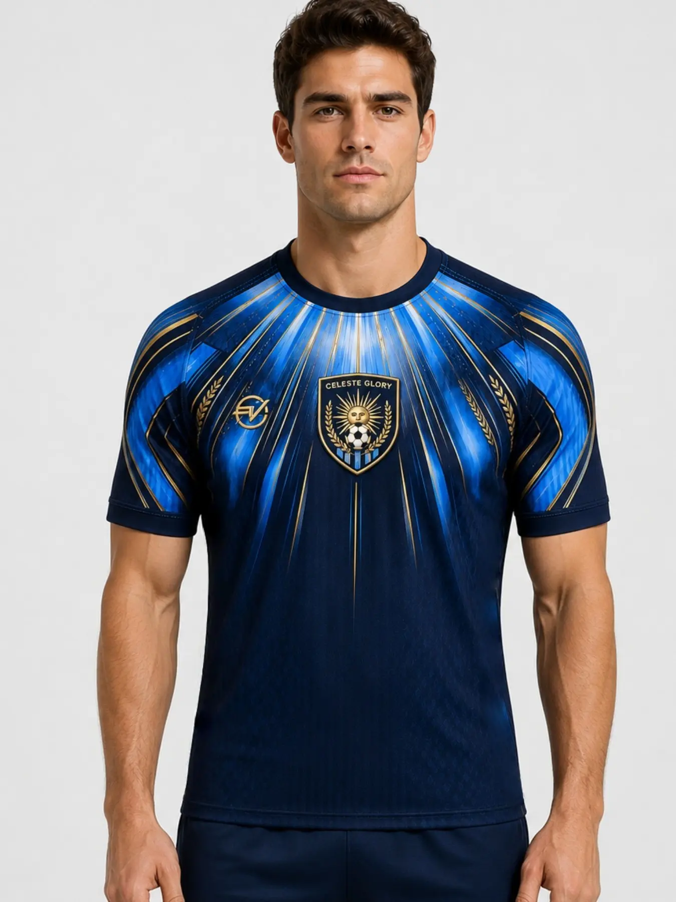 2026 Summer New Uruguay Football Team Men's Women's Sport T-Shirt, Fashion Print Casual Breathable T-Shirt, All Seasons Slim-Fit Short Sleeve, Athletic Tee