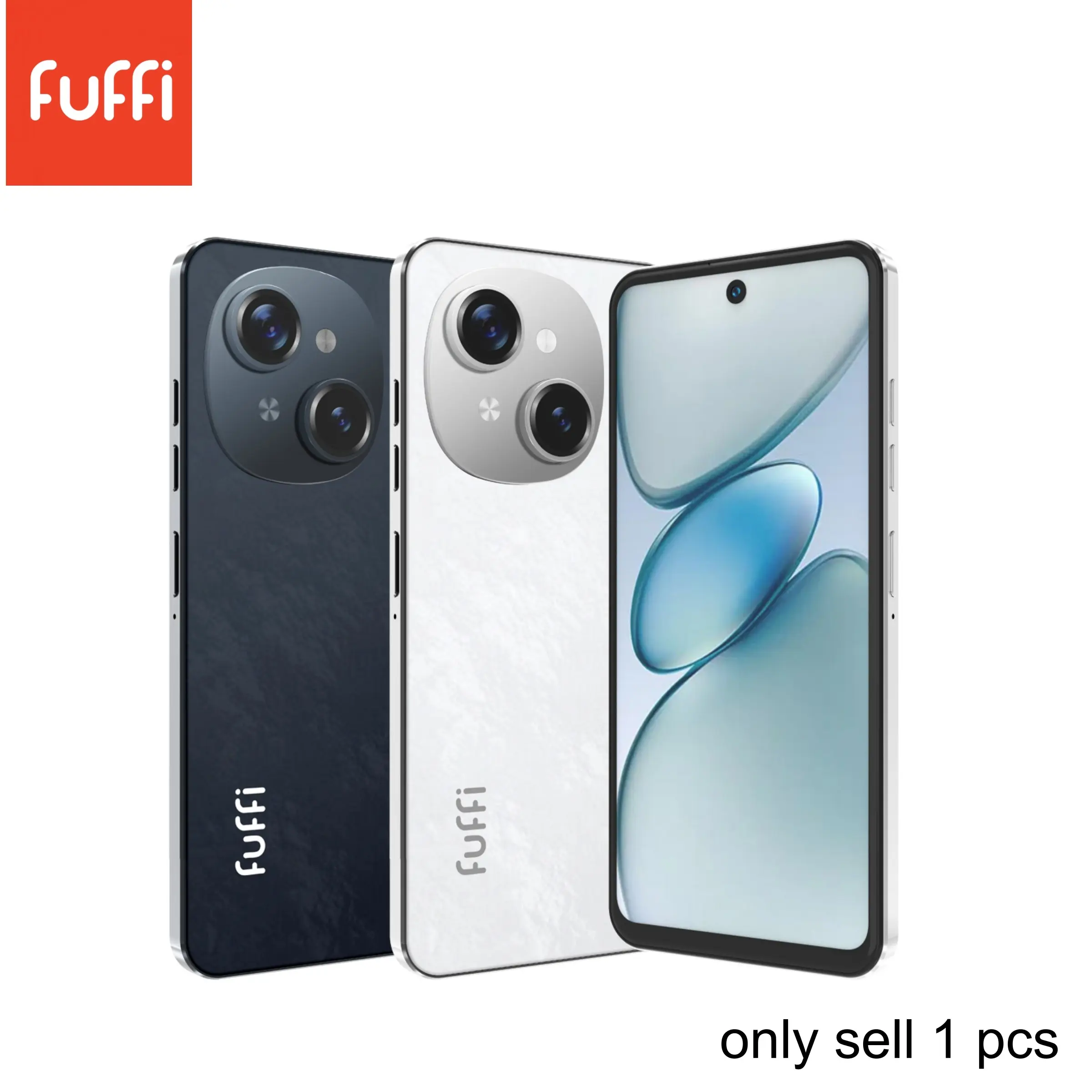 FUFFi-Smart Phone, 4+64GB ROM, Expandable Memory, 6.56 Inch HD Display, Dual Sim, 3800mah Battery, Android 12.0