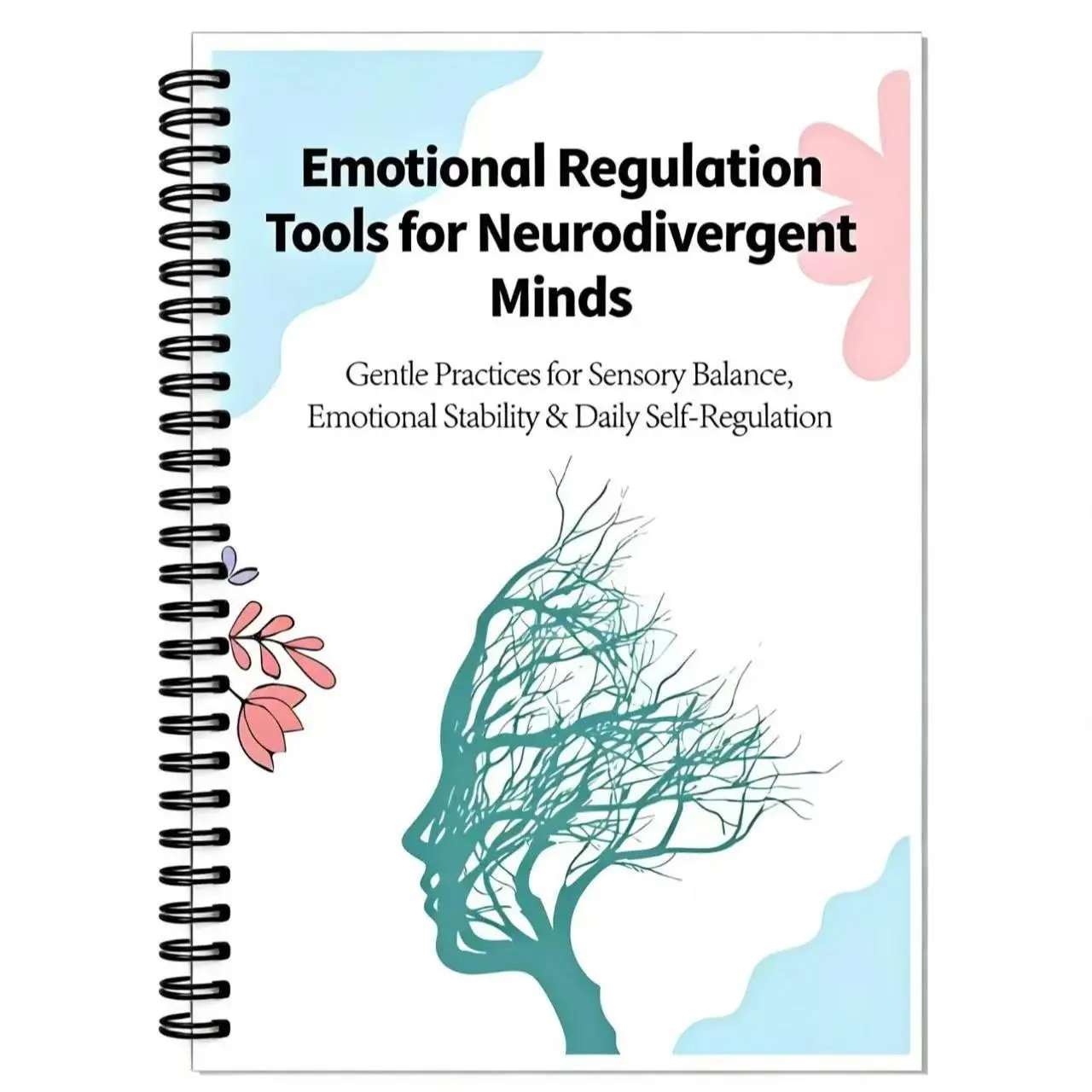 New Neurodivergent Spiral Notebook for Autism and Adhd, Emotional Regulation Tool, Mental Health and Sensory Adjustment Aid