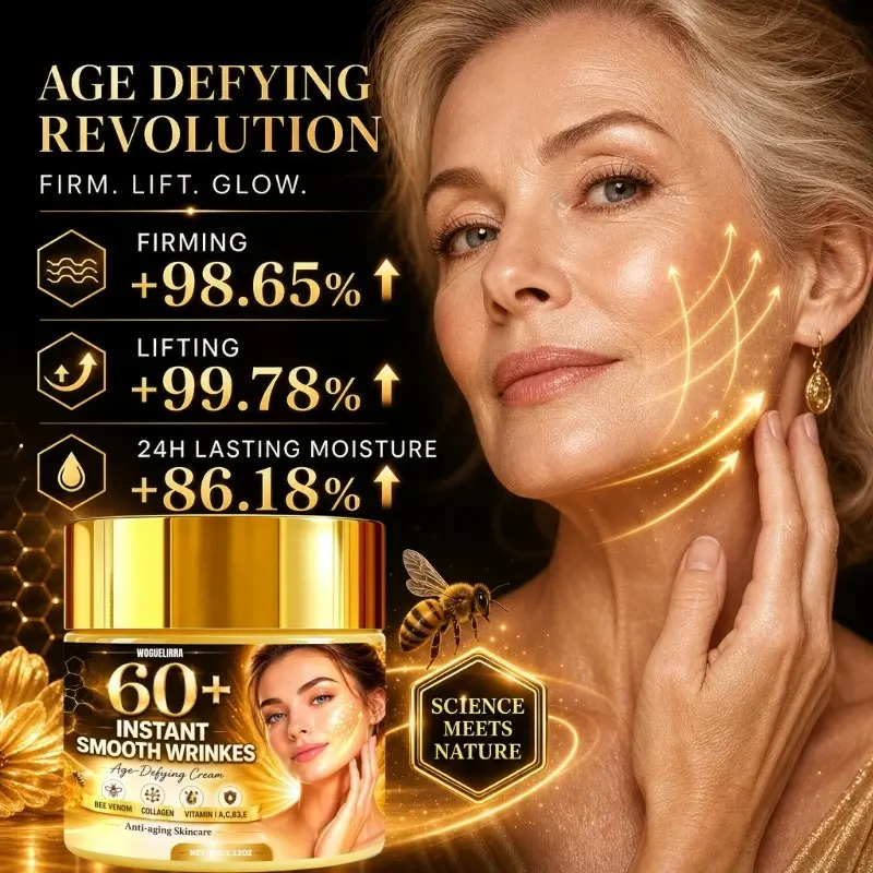 Instant Firming Lifting Cream, Rich in Collagen and Retinol, Reduces Wrinkles and Fine Lines, Smooths and Tightens Skin, Quick Absorption