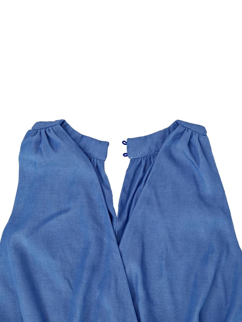 Women's Solid Color Tie Front   Jumpsuit, Tie Waist Jumpsuit, Casual Sleeveless Jumpsuit for Summer, Fashion Women's Clothing for Daily Wear