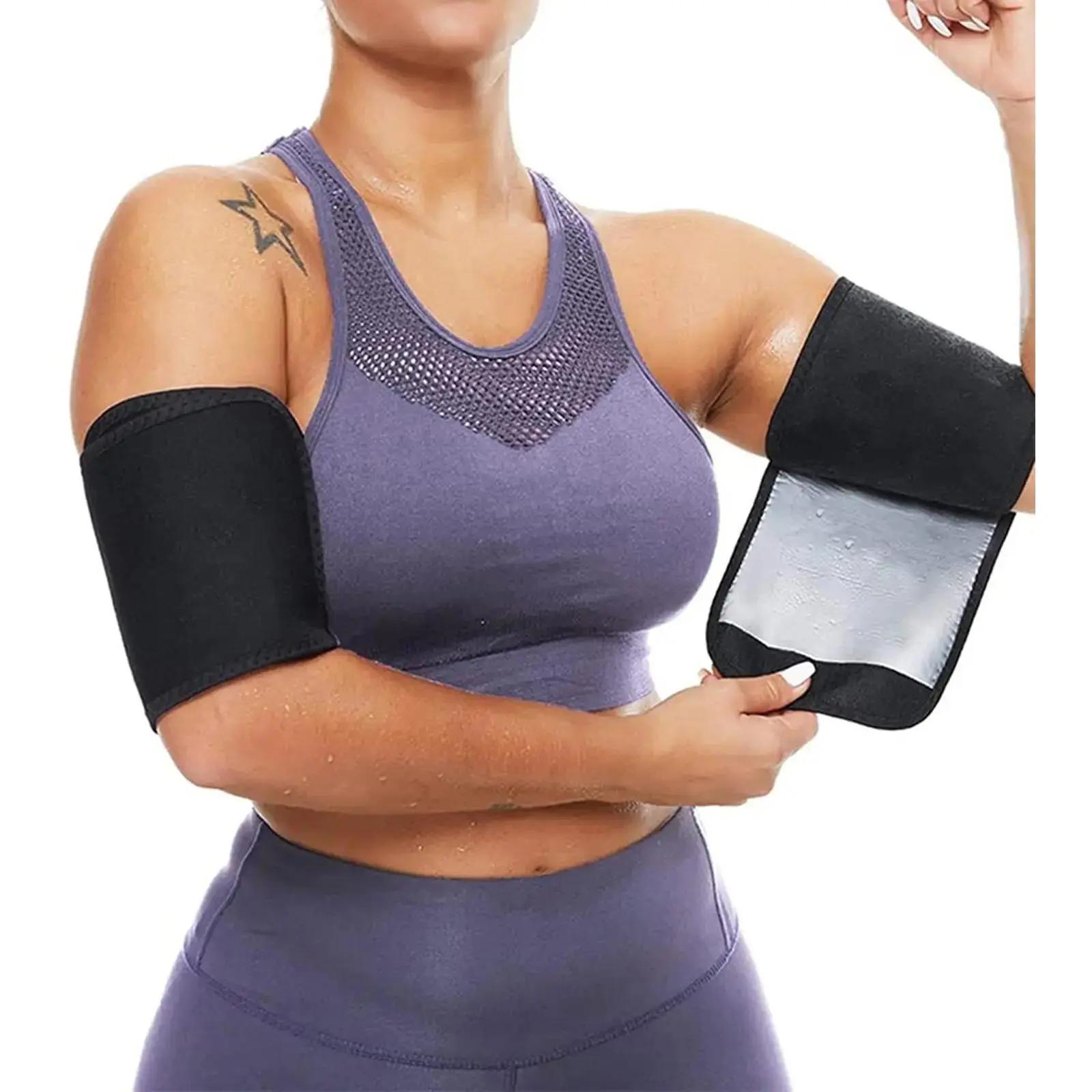 [Deals for you]Sports Arm Bands, Neoprene Compression Sweat Arm Trimmer, , Sports & Outdoor Accessories for Gym Workout