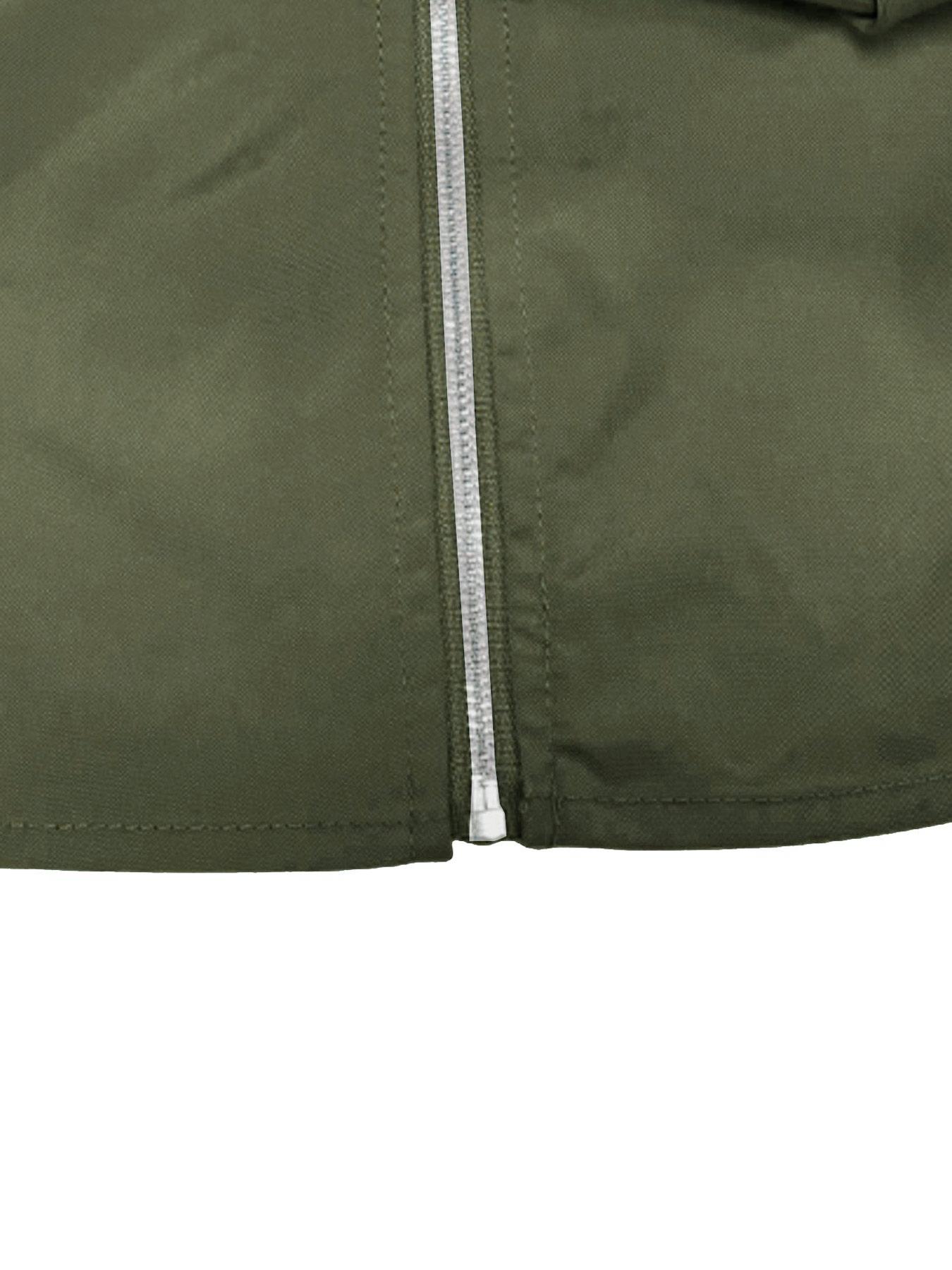 Plus Size Solid Drawstring Zip Up Hooded Coat, Casual Long Sleeve Pocket Outerwear for Fall & Winter, Women's Clothes for Daily Wear