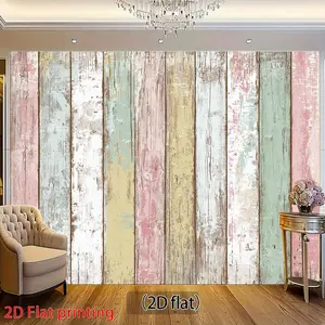 2D Flat Printed Rustic Wood Plank Backdrops - Backdrops for Photo Shoots, Weddings, Parties, 2D Flat
