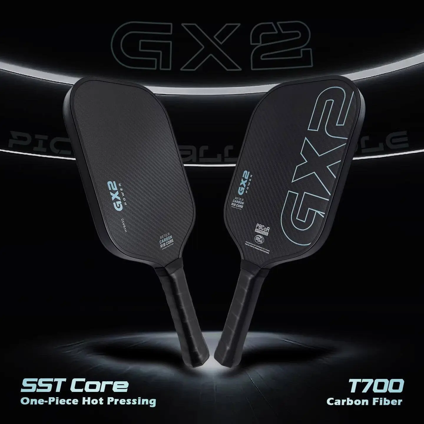 5th Generation Gx2 Pickleball Paddle, T700 Carbon Fiber, Foam Core, High Elasticity, Sport Grade, Competitive Play, Enhanced Performance