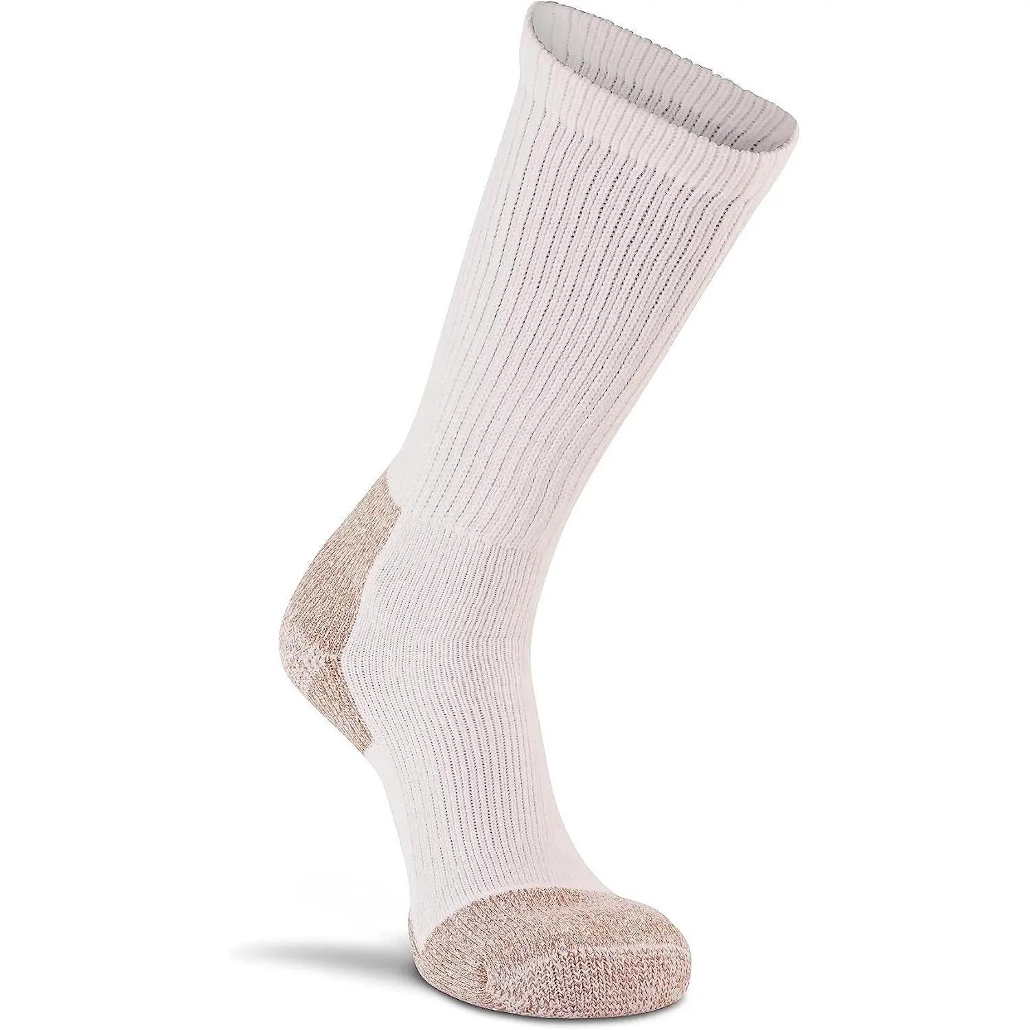 Steel Toe Mid Calf Work Socks for Men 2 Pack Heavyweight Boot Socks with Moisture Wicking Fabric