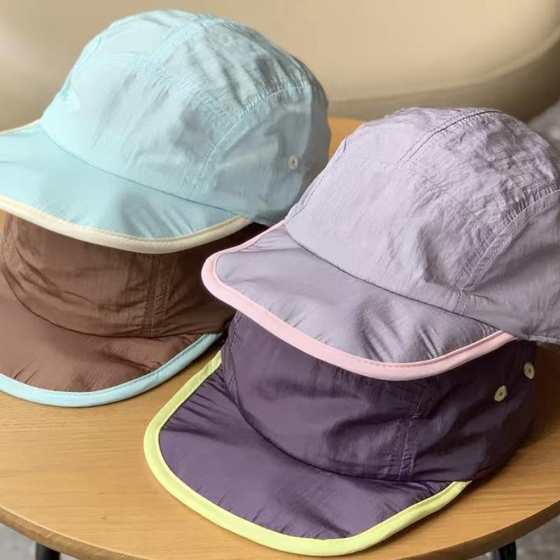 5 Panel Cap Quick Dry Lightweight Breathable Hat Adjustable Running Cap for Men Women Outdoor Hiking Cycling Travel Summer Sun Hat