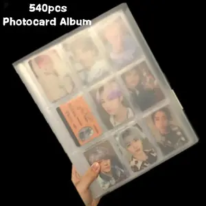 540 Capacity Cards Holder Albums 6.5*9cm Star Celebrity Collect Book Board Game Postcard Holder Photocard Photo Album DIY Binder