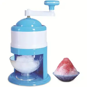 Portable Ice Shaver Machine, Handheld Small Electric Snow Cone Maker for Home & Commercial Use, Perfect for Street Vending Business