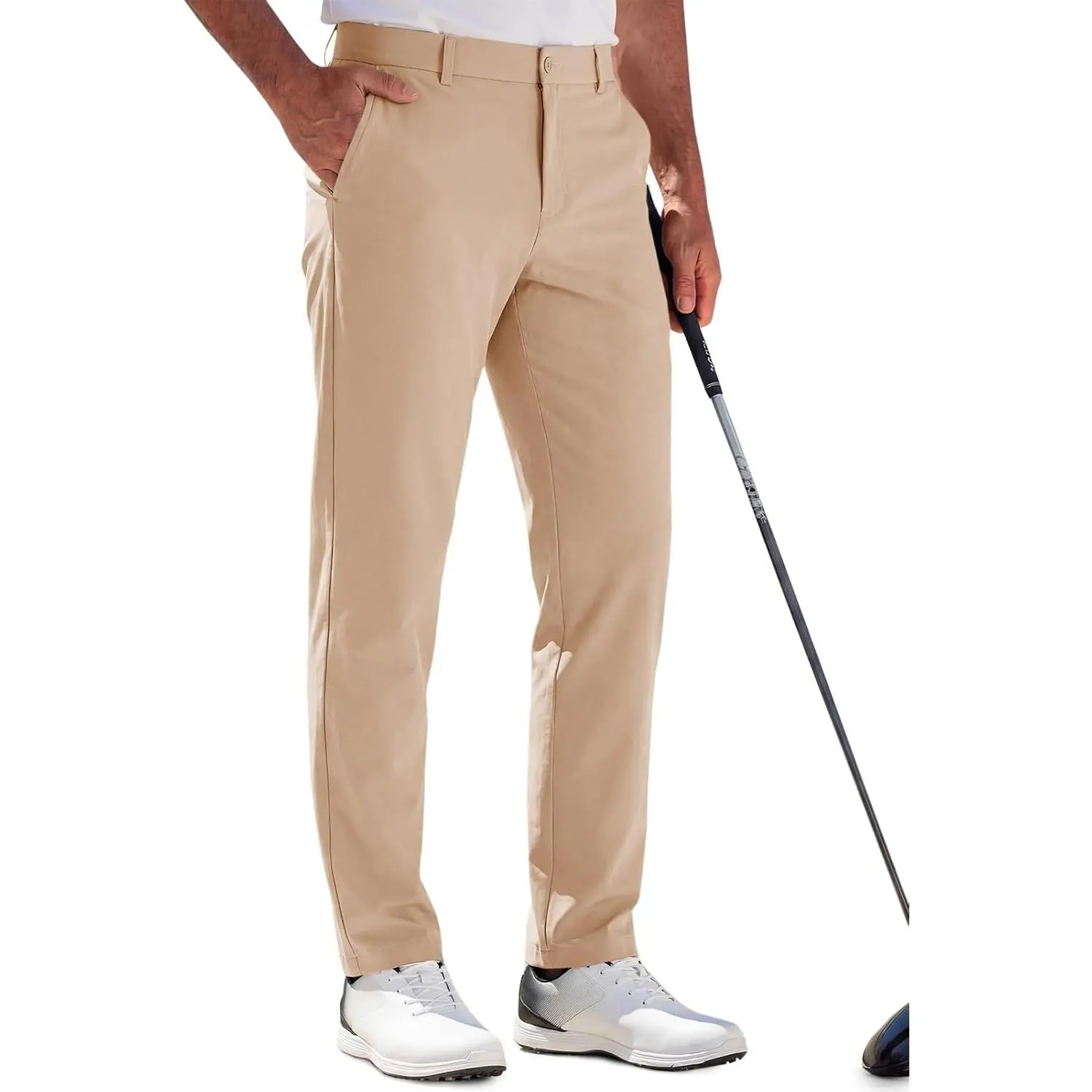 Mens Stretch Golf Pants 30"/32"/34" Dress Work Slacks