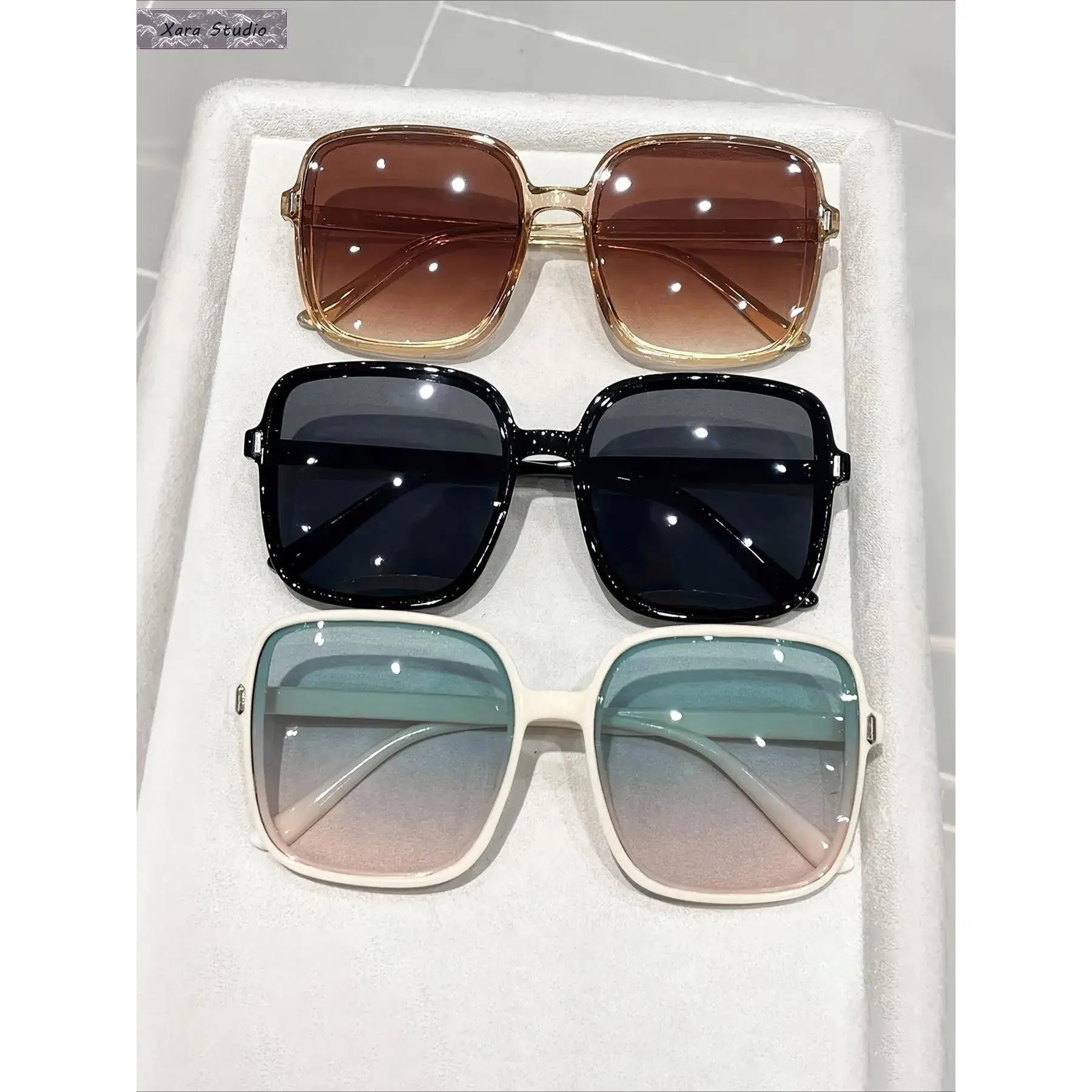 Unisex Y2K Ombre Tinted Sunglasses Retro Full Rim Shades for Women & Men, Lightweight Fashion Eyewear for Beach Vacation, Driving, Festival Outfit & Everyday Streetwear