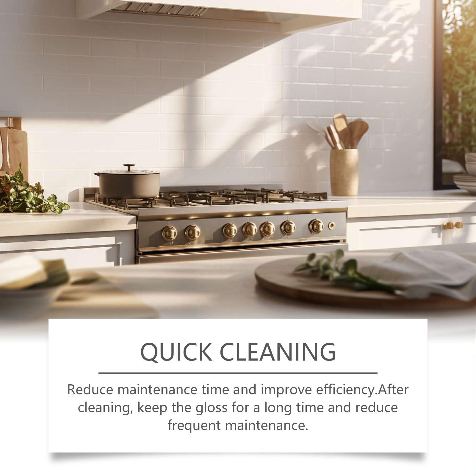 Jue-Fish Stainless Steel Polish, Cleaning And Stain Removal Polishing Bright Gentle Maintenance Care Cleaner