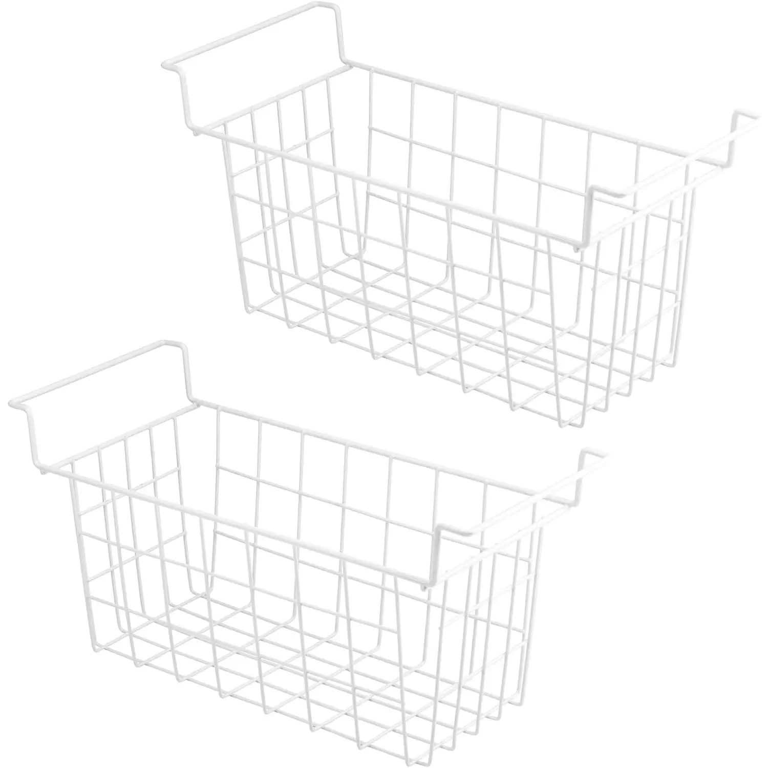 Chest Freezer Organizer Bins 17.5in Metal Wire Baskets