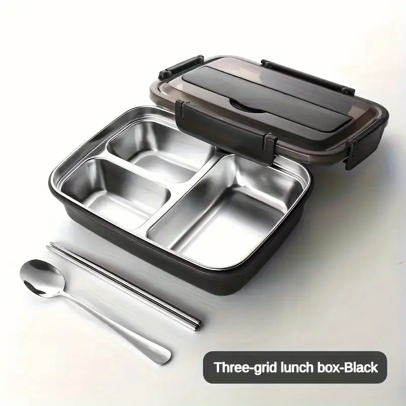 4 seasons applicable - portable lunch box, student lunch box, leak-proof lunch box, stainless steel insulated lunch box - leak-proof lunch box, suitable for use in offices, schools, picnics, and camping