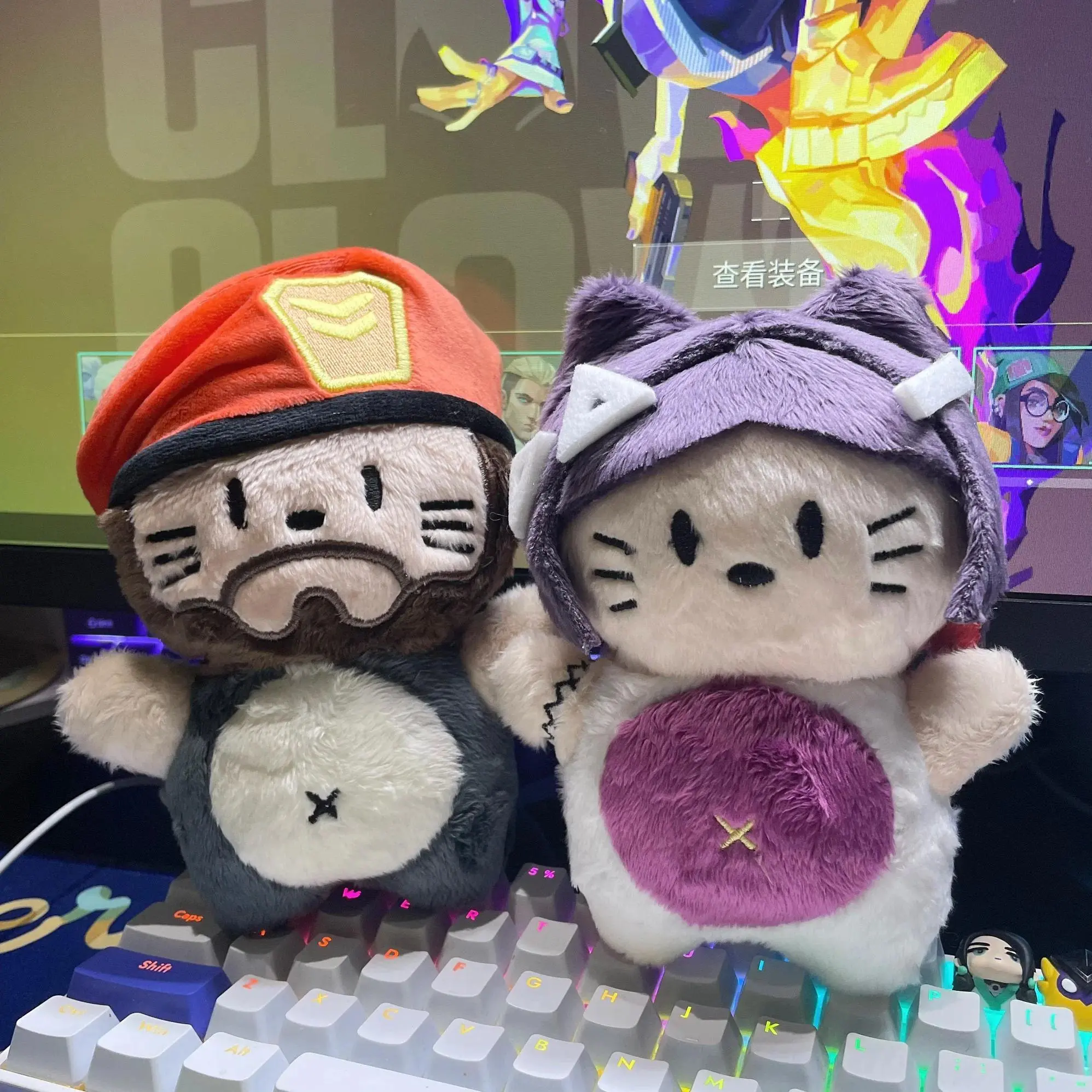 2026 Hot Stuffed VALORANT BRIMSTONE Sarge Anime Figure, 20cm Game Character Cotton Doll Toy, c, 20cm figure, images&cols=1&colspace=10&rowspace=10&align=center,no, Kawaii Birthday Gift for Children