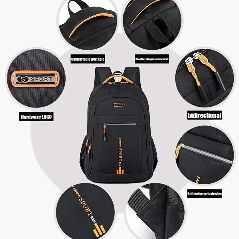 Seamless Transition Backpack for the Busy Professional Large Capacity Durable Casual Backpack for Office School and Business Trips Featuring a Dedicated Padded Laptop Compartment