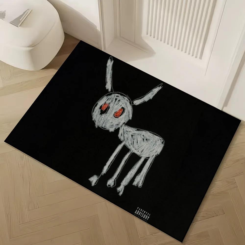 'Rapper Drake For All the Dogs Door Mat Welcome Non-slip Floor Bedroom Kitchen Bath Balcony Hallway Rug Home Decoration Carpet'