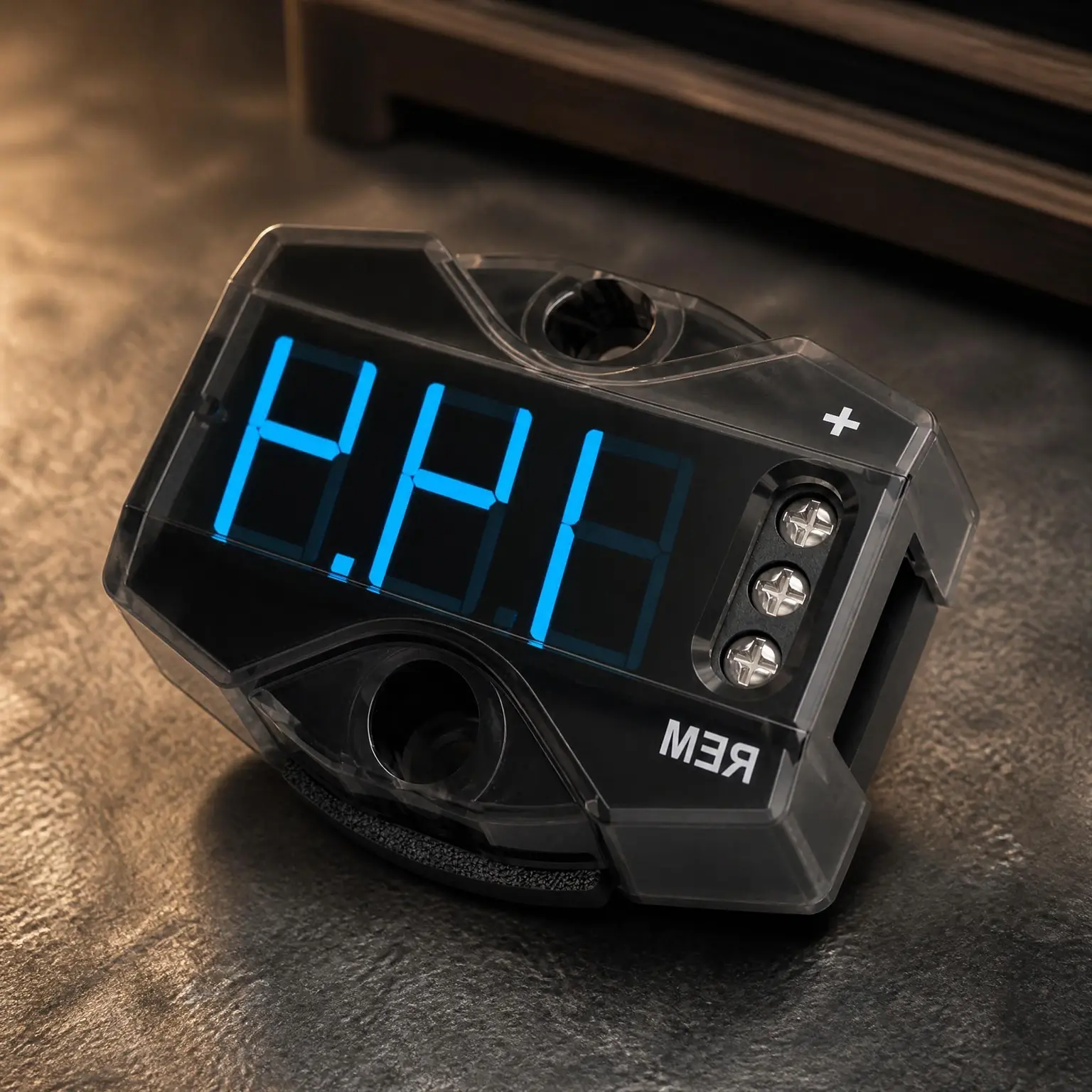 MiniVT Digital Voltmeter High Accuracy Blue LED 7V~30V DC Voltage Panel Meter for Car Motorcycle Battery Easy Connection Remote Power for Car Audio Systems