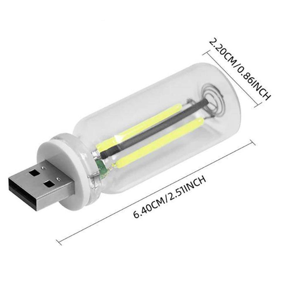 Car USB Touch Control Colorful LED Night Light, Car Atmosphere Light, Car Interior Decoration DIY Light Bulb for Car USB, Computer, HUB USB, Charger, Power Bank