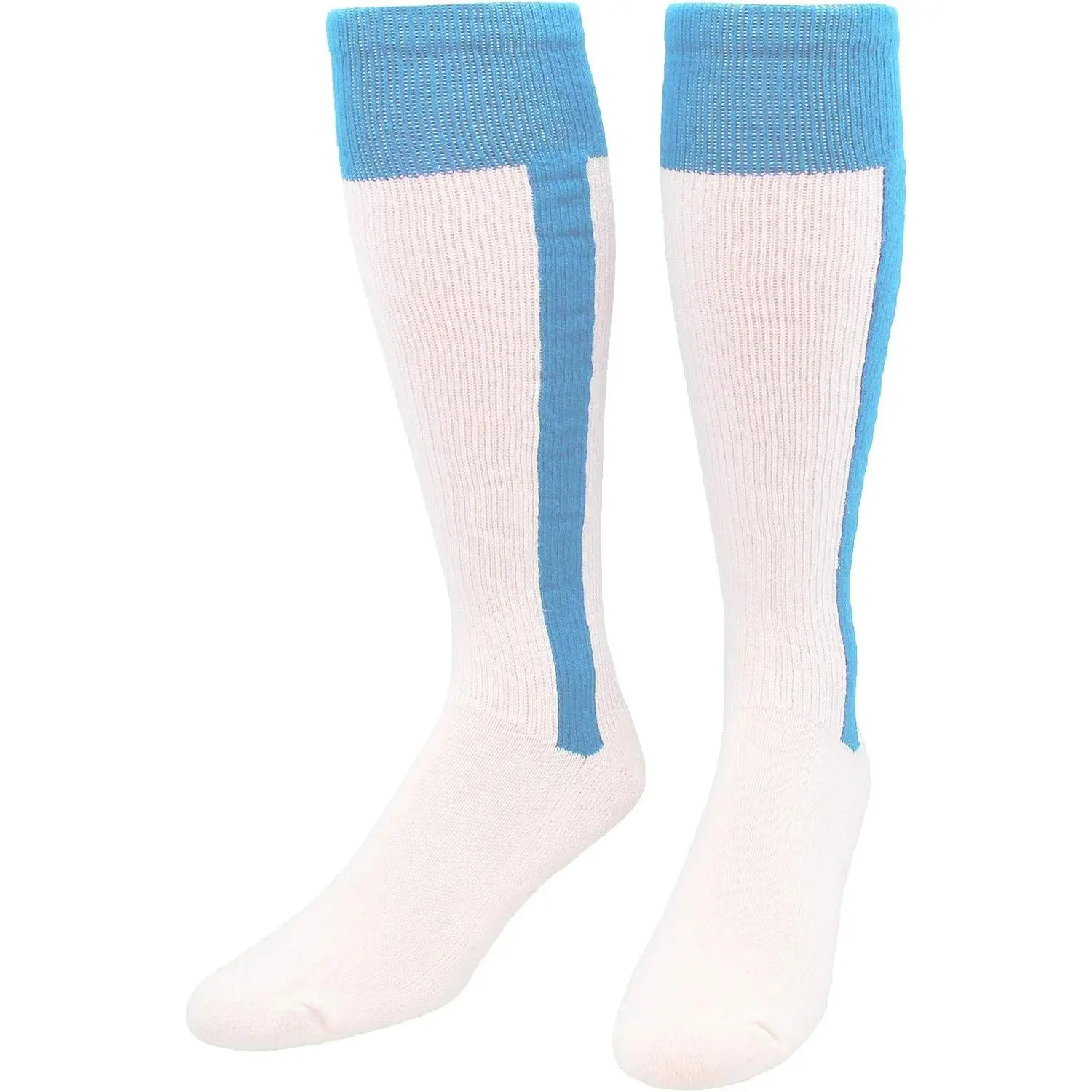 2-in-1 Baseball Stirrup Socks | Classic Knit-In Design | Made in USA