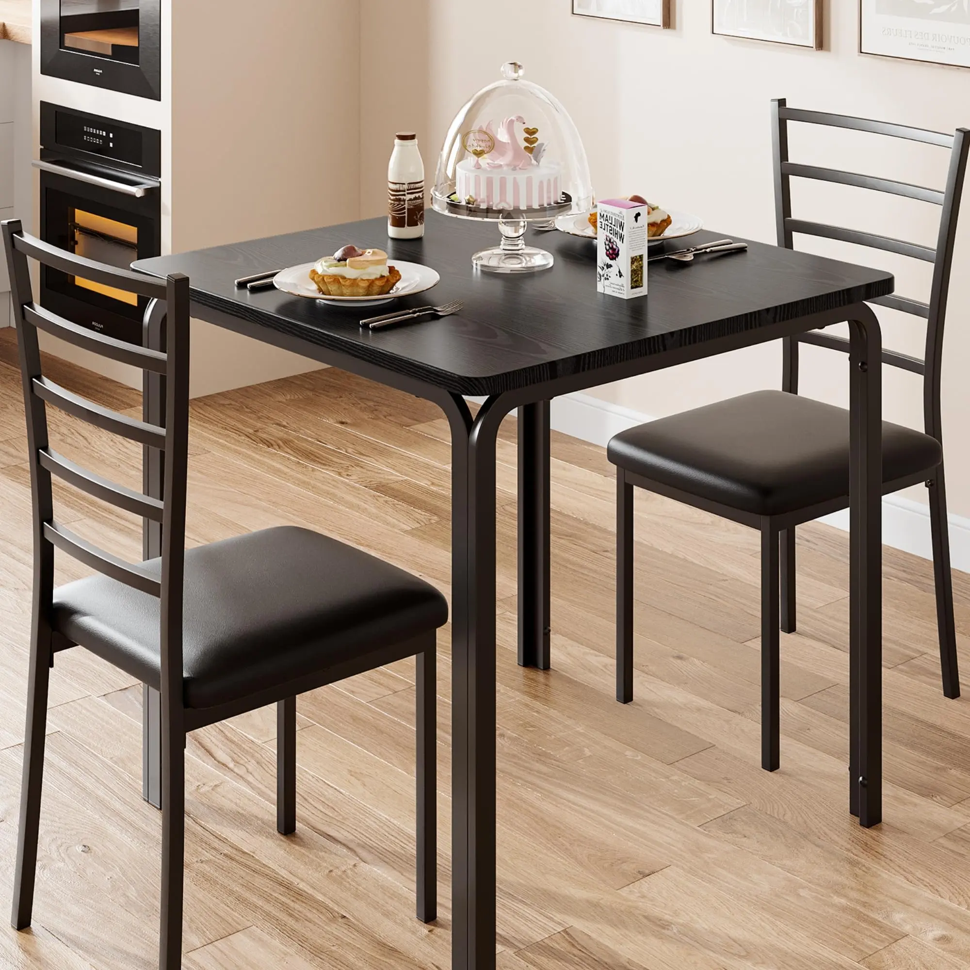 GARVEETable for 2 Kitchen-and-Dining-Room-Sets, 29.1329.1329.93, Black
