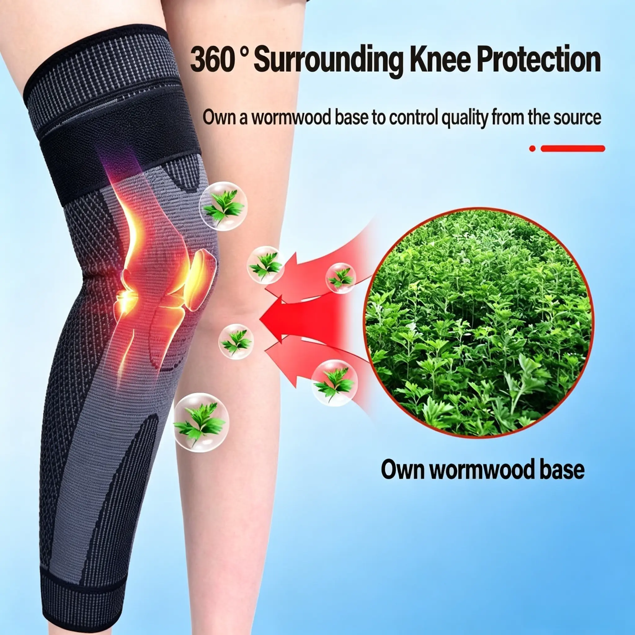 2026 Knee Protection for Warmth, Old Cold Legs for Men and Women, Elderly Long Sleeve Anti-Slip Leg Protection, Ultimate Comfort & Support, Elastic Anti-Slip Knee Wraps, Knee Saver for Autumn Winter, Knee Pain Relief & Joint Care