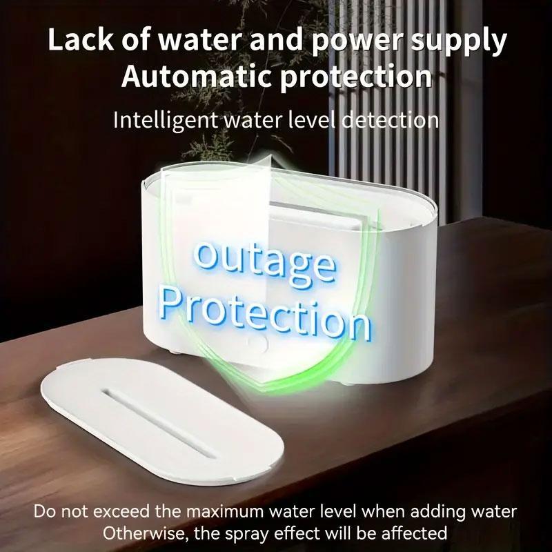 USB Powered Dual Function Aromatherapy Diffuser, Flame Design Air Humidifier with Timer & Auto Shut-Off Function, Home & Bedroom Humidifier, Usb Humidifier Machine