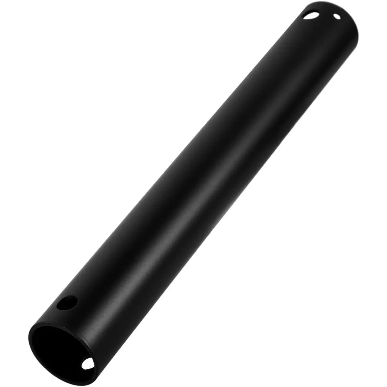 7.86 Inch Black Ceiling Fan Downrod, Iron Down Rod Extension, 1.02 Inch Outside Diameter Fan Extension Rod for Lighting Fixtures