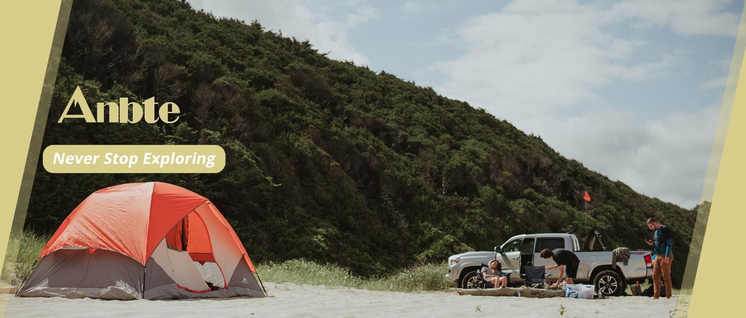 Anbte Ultralight Folding Camping Cot, Comfortable Portable Camping Cot Supports 275 lbs with Storage Bag & Side Pocket, Lightweight Folding Bed for Outdoor Travel Tent Indoor Emergency Bed, Black