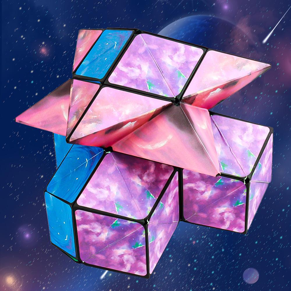 3D Creative Cube Toy, Infinite Changeable Geometric Puzzle Toy for Kids Gift, Educational Toys