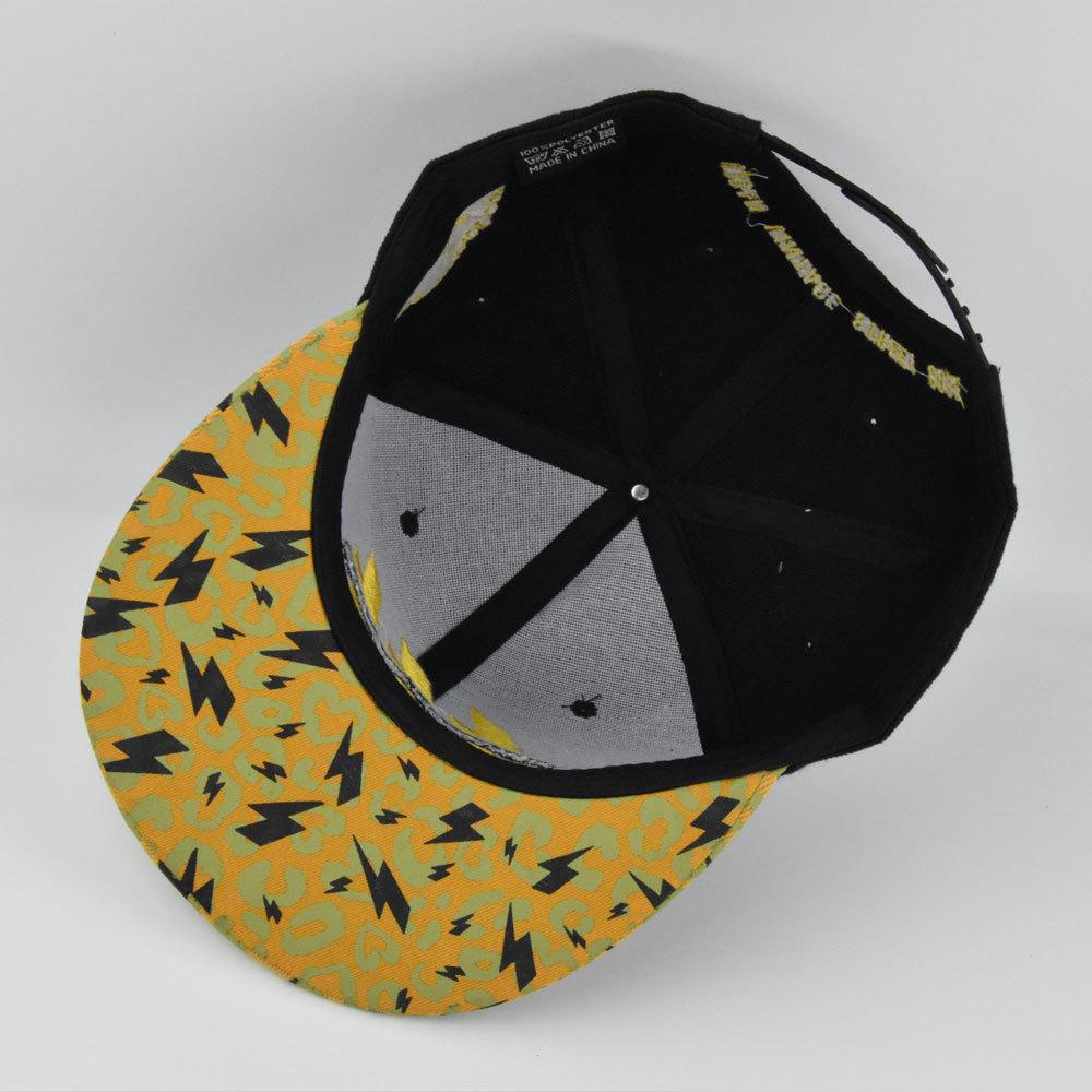 Cross-border three-dimensional embroidery hip-hop cap, embroidered baseball cap, personalized flat-brim cap, trucker cap, trendy youth cap