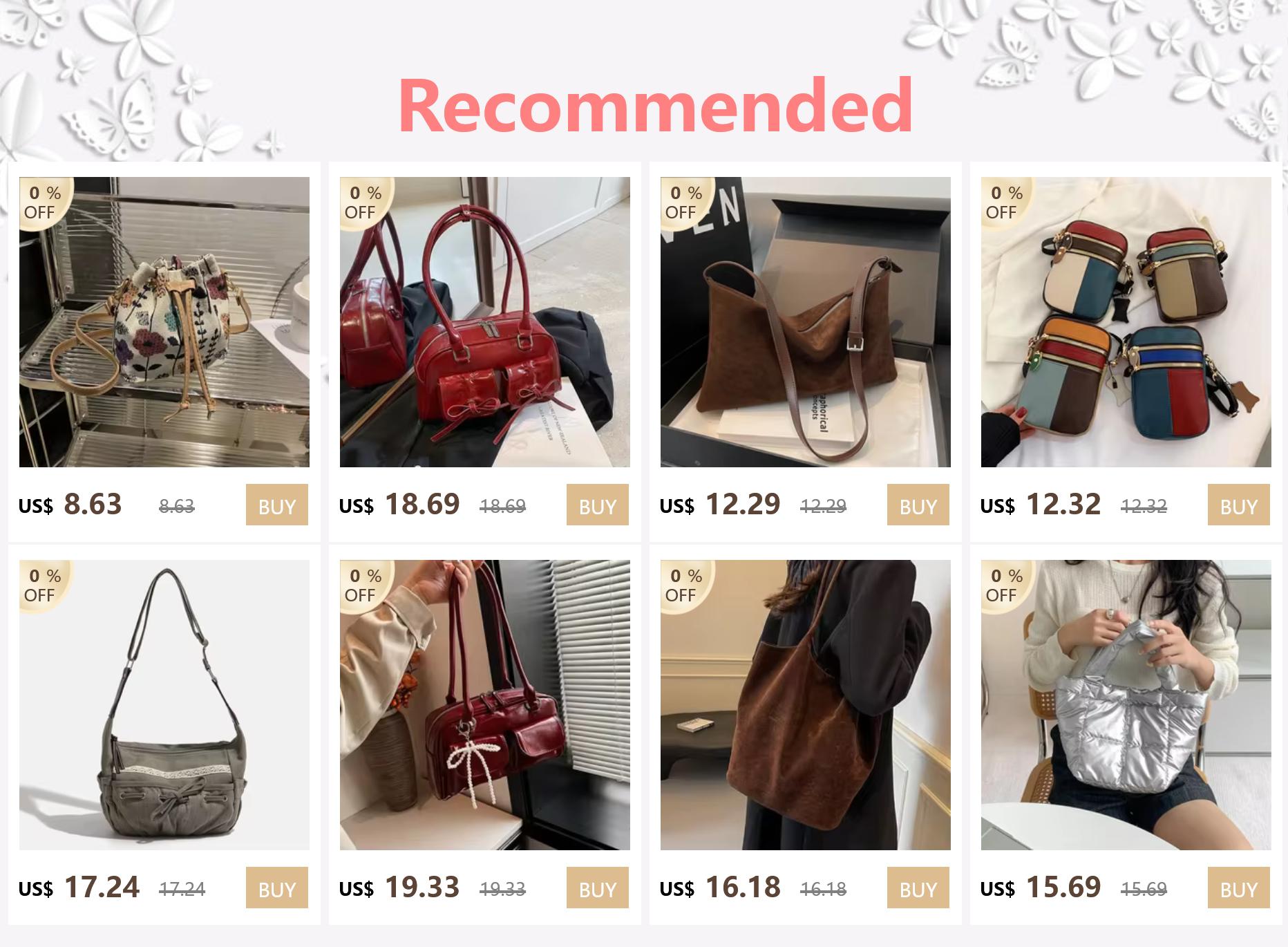 2025 New Designer Women Casual Shoulder Bag Y2K Aesthetic Streetwear Drawstring Handbag Vinage Crossbody Bag Denim Bag